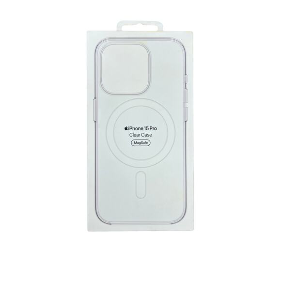 Apple iPhone 15 Pro Clear Case Mag Safe Authentic - Picture 1 of 2